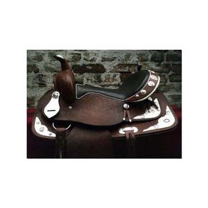 Sillín de caballo occidental de cuero genuino de calidad superior al mejor precio - Product Image 1