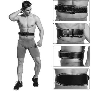 Cinturón de Soporte Lumbar de Cuero Genuino de 4 Pulgadas al por Mayor, Cinturón de Gimnasio Unisex para Entrenamiento, Cinturón de Gimnasio para Levantamiento de Pesas con Logotipo Personalizado, Equipo de Fitness - Product Image 6