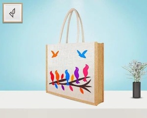 Bolsa de Yute Ecológica de Alta Calidad, Bolsa de Compras Reutilizable con Asas Resistentes para Comercio Minorista - Product Image 2