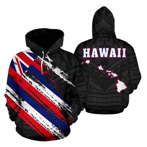 Vente en gros de sweats à capuche polynésiens personnalisés avec impression intégrale, sweats à capuche hawaïens à motif maori personnalisés OEM - Product Image 1