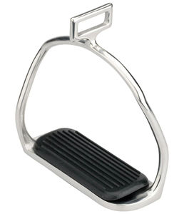 Nuevas estribas de cuatro barras personalizadas para equitación, par en color negro, antideslizantes, con protección para el tobillo, sólidas, veterinarias - Product Image 6