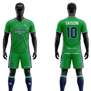 Uniforme de Hockey sobre Césped de Poliéster Premium de 180 GSM, Paneles Azul Marino y Verde, Transpirable, Sublimación Personalizada - Product Image 2
