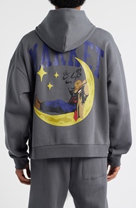 เสื้อฮู้ดดี้ผ้าฝ้ายหนานุ่มสำหรับผู้ชาย พรีเมียม สตรีทแวร์ - Product Image 3