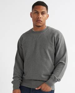 Sudadera Premium para Hombre, Cuello Redondo, Lisa, de Algodón Grueso, Estilo Casual y Urbano, Talla Grande - Product Image 6