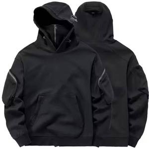 Survêtements personnalisés pour femmes, grammage lourd 500 GSM 350 GSM, en molleton polyester/coton, avec broderie, comprenant un sweat à capuche oversize et un short - Product Image 4