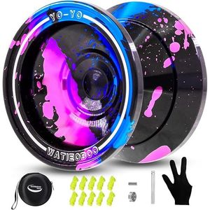 Yo-Yo Professionale in Metallo per Adulti e Principianti, Kit con Cuscinetti Reattivi e Non Reattivi, con 10 Corde, Accessorio per Allenamento - Product Image 1