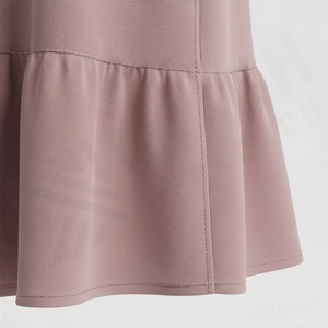 Abaya élégante et modeste à col en V droit, longueur cheville, légère, mode islamique pour femmes, 100% polyester respirant, vente au détail et en gros - Product Image 6