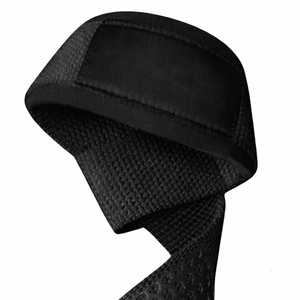 Sangles de musculation professionnelles réglables, antidérapantes, respirantes, en néoprène et coton, haute résistance, unisexe, sans élasticité, pour soulevés de terre - Product Image 6