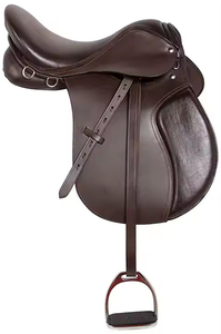 Silla de Montar Inglesa de Alta Calidad para Doma y Equitación Western con Estructura de Madera y Material de PU Ligero para Carreras - Product Image 4
