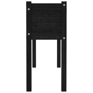 Ensemble de 2 pots et jardinières en pin massif noir 43,3 x 12,2 x 27,6 pouces - Product Image 6