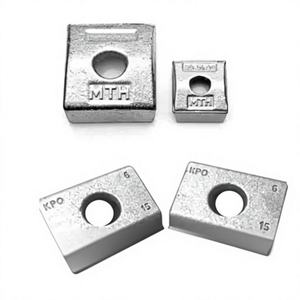 Placa de sujeción para rieles de ferrocarril de acero forjado galvanizado de alta resistencia, placa de sujeción para grúas, placa de fijación para rieles. - Product Image 4