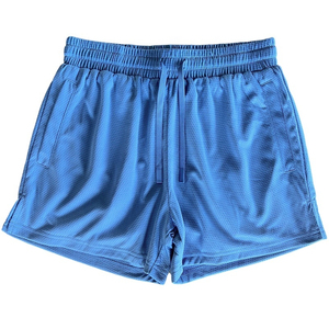 Shorts de Muay Thai en maille OEM 2026 en gros, 100 % polyester, taille élastique, couleur unie, respirant, séchage rapide, imprimé, décontracté, pour la gym et la course à pied - Product Image 1