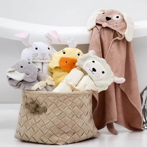 Juego de toallas con capucha de león para recién nacidos, de tela de rizo suave y absorbente, toalla con capucha para niños - Product Image 3