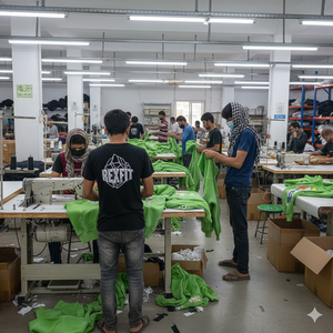 เสื้อฮู้ดดี้ปักลายสไตล์สตรีทแวร์ คุณภาพสูง ราคาถูก ปักลายตามสั่ง สีซีดแบบซันเฟด ซิปหน้า ใส่ได้ทั้งชายและหญิง - Product Image 6