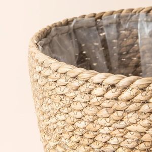 Natural Woven Planter Basket Indoor Outdoor Plant Pot Cover Decorative Flower Pot Container for Home Garden Decor - Product Image 6