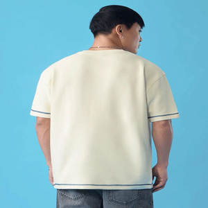 เสื้อยืดแขนสั้นลำลองสำหรับผู้ชาย ลายพิมพ์ ผ้าถัก ผลิตในอินเดีย สำหรับเล่นกีฬาและชุดทีม ราคาสมเหตุสมผล - Product Image 2