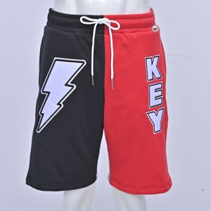 Pantalones Cortos Casuales para Hombre con Cordón Ajustable, Cintura Media, 100% Algodón, Diseño con Bloques de Color en la Parte Delantera, Ligeros, Transpirables, de Secado Rápido, Bordados - Product Image 1