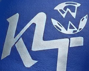 KLTW INT'L KL-BM-001 Guante de Entrenamiento de Boxeo de Cuero Azul Duradero para Kickboxing y Muay Thai - Product Image 6