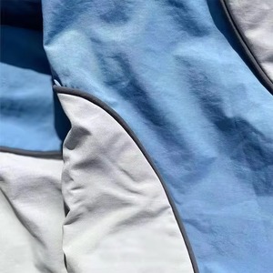 Survêtement coupe-vent unisexe deux pièces avec fermeture éclair, grande taille, doublure unie en polyester/nylon, imprimé, respirant, imperméable, à capuche pour l'hiver - Product Image 2