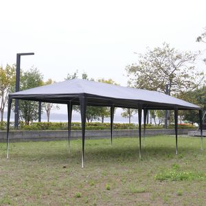 10FT X 30FT Outdoor Black Wedding Gazebo Waterproof PVC <b>Canopy</b> Patio <b>Tent</b> with 8 Removable Sidewalls for Big Events - Product Image 6