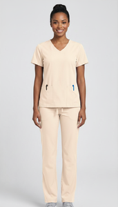 Ensemble de vêtements de travail légers pour infirmières, uniforme médical confortable avec poche pratique - Product Image 2