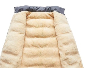 Veste polaire chaude d'hiver Veste sans manches décontractée Style Solid Color Plus Size Windproof Apparel Wool SatinEmbroidery Women Jacket - Product Image 3