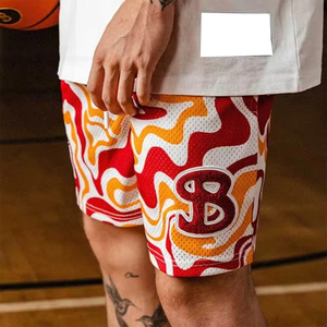 Shorts de rugby à cordon de serrage haute taille pour garçons, shorts de football personnalisés par sublimation, 100 % polyester - Product Image 4