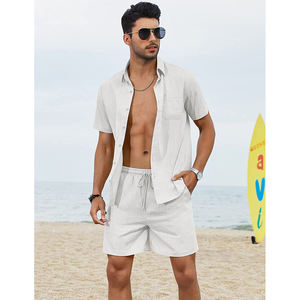 New <b>Men's</b> Streetwear Sportswear Set Casual Summer Running <b>Skull</b> Print 2-Piece Knitted T <b>Shirt</b> Shorts Solid Pattern <b>Mens</b> Set - Product Image 2