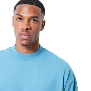 Camisetas de Manga Corta para Hombre al por Mayor, 100% Algodón, de Alta Calidad, Lisas, para Impresión, Ropa Masculina al por Mayor - Product Image 4