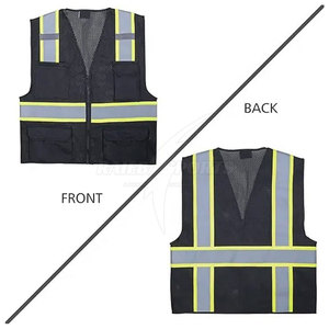 Chaleco de Seguridad Transpirable con Certificación CE de Grado Industrial, Ropa Reflectante de Alta Visibilidad, Ajuste Cómodo para Trabajos en Carretera y Almacenes - Product Image 3