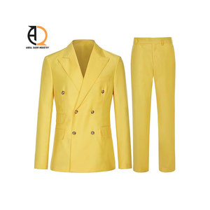 Costume Homme Double Boutonnage Automne – Tendance Mariage et Affaires – Veste de Costume - Product Image 3