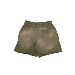 Shorts de Hombre con Lavado Ácido, Estilo Vintage, Tela de Algodón, Ajuste Cómodo, Atuendo Casual de Verano, Transpirable, Elegante y Moderno - Product Image 3