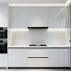 Conception gratuite de <span class=keywords><strong>panneaux</strong></span> d'armoires ultra-brillants pour un nettoyage facile, meubles de cuisine et d'appartement de style moderne. - Product Image 1