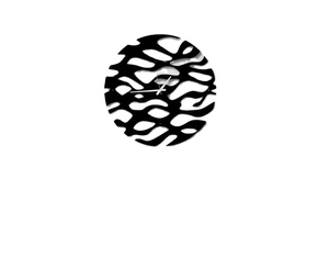 Modern Wave <b>Design</b> Extra Large <b>Wall</b> <b>Clock</b> Unique Home Decor with Neutral Metal Finish Contemporary Wooden Table Top - Product Image 1