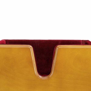 Base para Violonchelo 4/4, Estilo Retro, Color Marrón Natural, con Capa Protectora de Espuma, Muebles para Teatro - Product Image 1