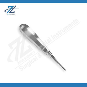 Élévateur dentaire à pointe droite ou courbée en acier inoxydable pour extraction dentaire, équipement dentaire fabriqué au Pakistan - Product Image 4
