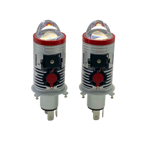 Phare <span class=keywords><strong>de</strong></span> voiture M9C H4 à <span class=keywords><strong>LED</strong></span> avec lentille <span class=keywords><strong>de</strong></span> projecteur, conception à solénoï<span class=keywords><strong>de</strong></span>, installation externe et interne, faisceau bas 38W, faisceau haut 48W - Product Image 5