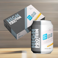 [Pack d'essai] Boisson liquide orale hyperprotéinée saveur vanille 237 ml par canette, pour la croissance musculaire, compatible avec les distributeurs automatiques