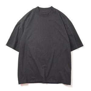 <b>Black</b> Oversized <b>Men</b> T <b>Shirt</b> Cotton Crew Neck <b>Short</b> <b>Sleeve</b> Tee Casual Streetwear - Product Image 3