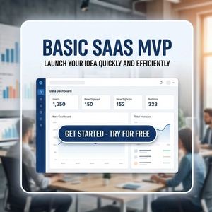 Servicios Básicos de Desarrollo MVP de SaaS para Plataformas de Software Startup y Aplicaciones Web Escalables - Product Image 1