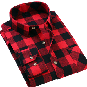 Chemise en flanelle rayée pour homme, dernière mode, 100% coton, manches longues, décontractée, saison hivernale, vente en gros, OEM, haute qualité, personnalisée - Product Image 5