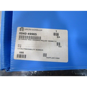 AMAT 0040-49965 300mm Titan Head Grooved Retaining - Équipement et pièces semi-conducteurs de confiance de renommée mondiale - Product Image 1