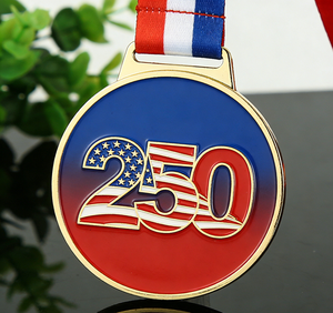 Médailles américaines du 250e anniversaire, style culturel américain exquis, à thème américain, double face, haute précision, finition brillante, fabrication soignée - Product Image 5