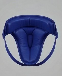 Ceinture de protection inguinal en néoprène bleu KLTW pour homme, respirante, avec logo en relief, flexible et polyvalente - Product Image 3