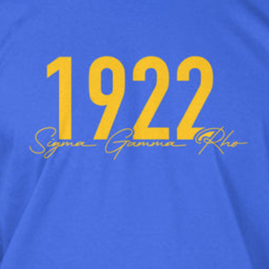 T-shirt vintage inspiré de la sororité Sigma Gamma Rho 1922 pour femmes, avec logo personnalisé, manches courtes, motif graphique classique de l'année de fondation de la sororité - Product Image 5