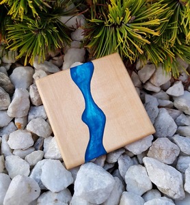 Luxury Resin Wooden <b>Coaster</b> Set Handmade Premium <b>Drink</b> <b>Coasters</b> Stylish Stone <b>Coasters</b> Ideal Gift Item for Festive Seasons - Product Image 3