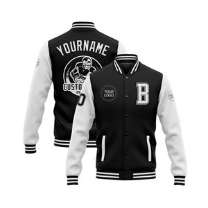 Wholesale Custom Team Name Varsity <b>Jacket</b> Unisex Streetwear College Letterman <b>Jackets</b> Casual Slim Fit <b>Baseball</b> <b>Bomber</b> <b>Jacket</b> - Product Image 6