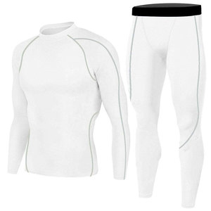 Combinaison de sport de compression pour hommes, vêtements de fitness, vêtements de sport élastiques, tenue de musculation, tenue de course à pied - Product Image 3
