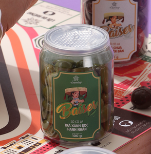 Dragee de chocolate con almendras y matcha halal OEM, productos dietéticos al por mayor a granel para regalos y souvenirs - Product Image 5
