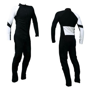Combinaison de saut en parachute unisexe bleue et noire imprimée, imperméable et respirante en nylon et polyester, personnalisable pour toutes les saisons et activités de plein air - Product Image 2